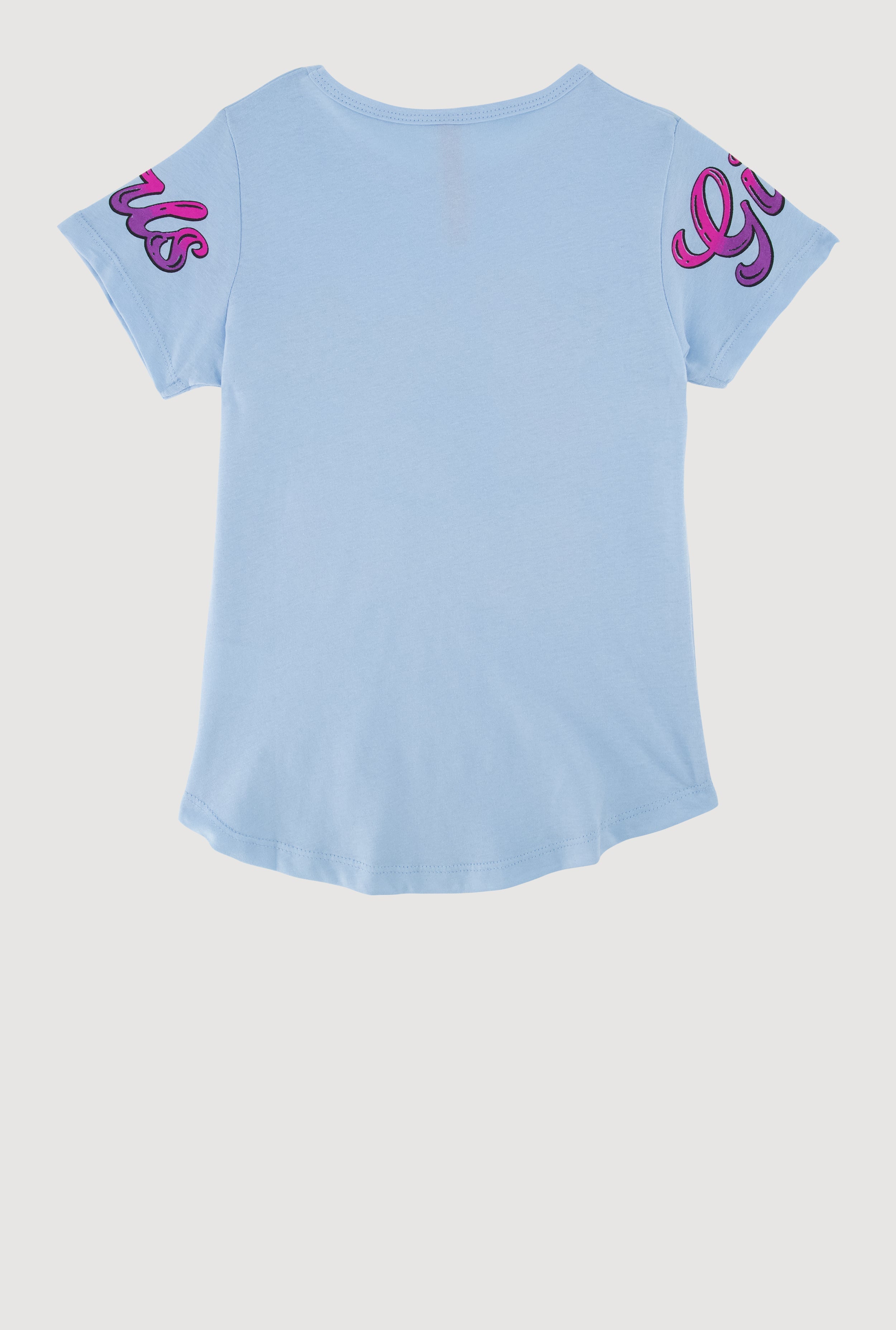 Little Girls Sequin Girls Got Big Goals Graphic Tee