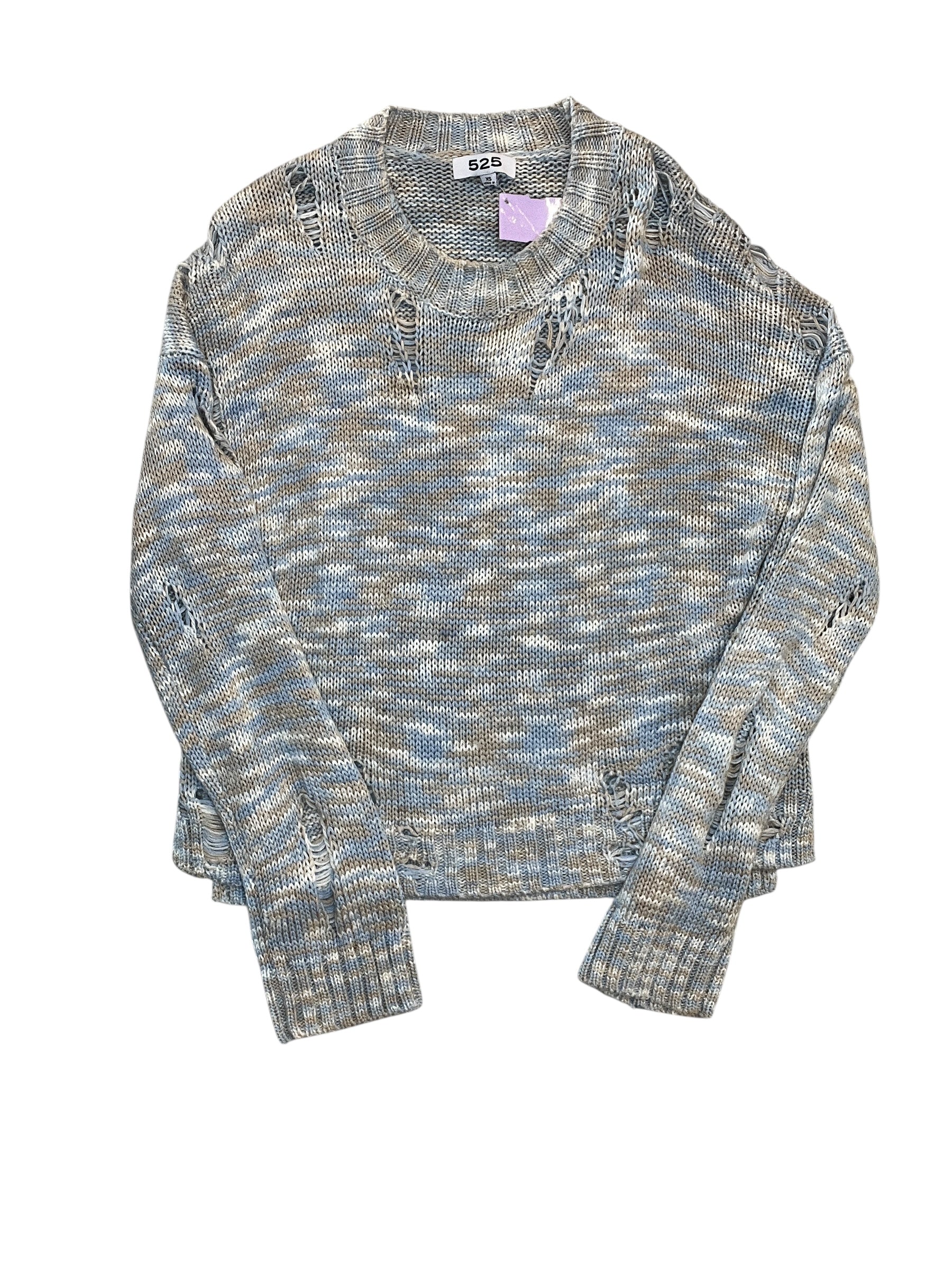 Sweater By 525 In Blue & Brown, Size:Xs