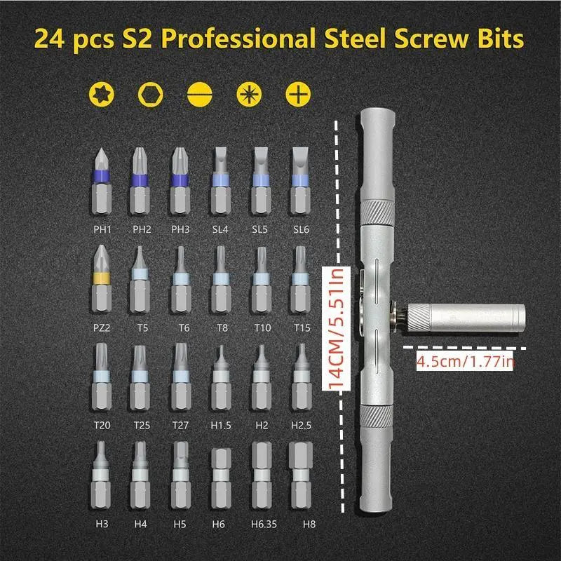 Magnetic Precision Screwdriver Set